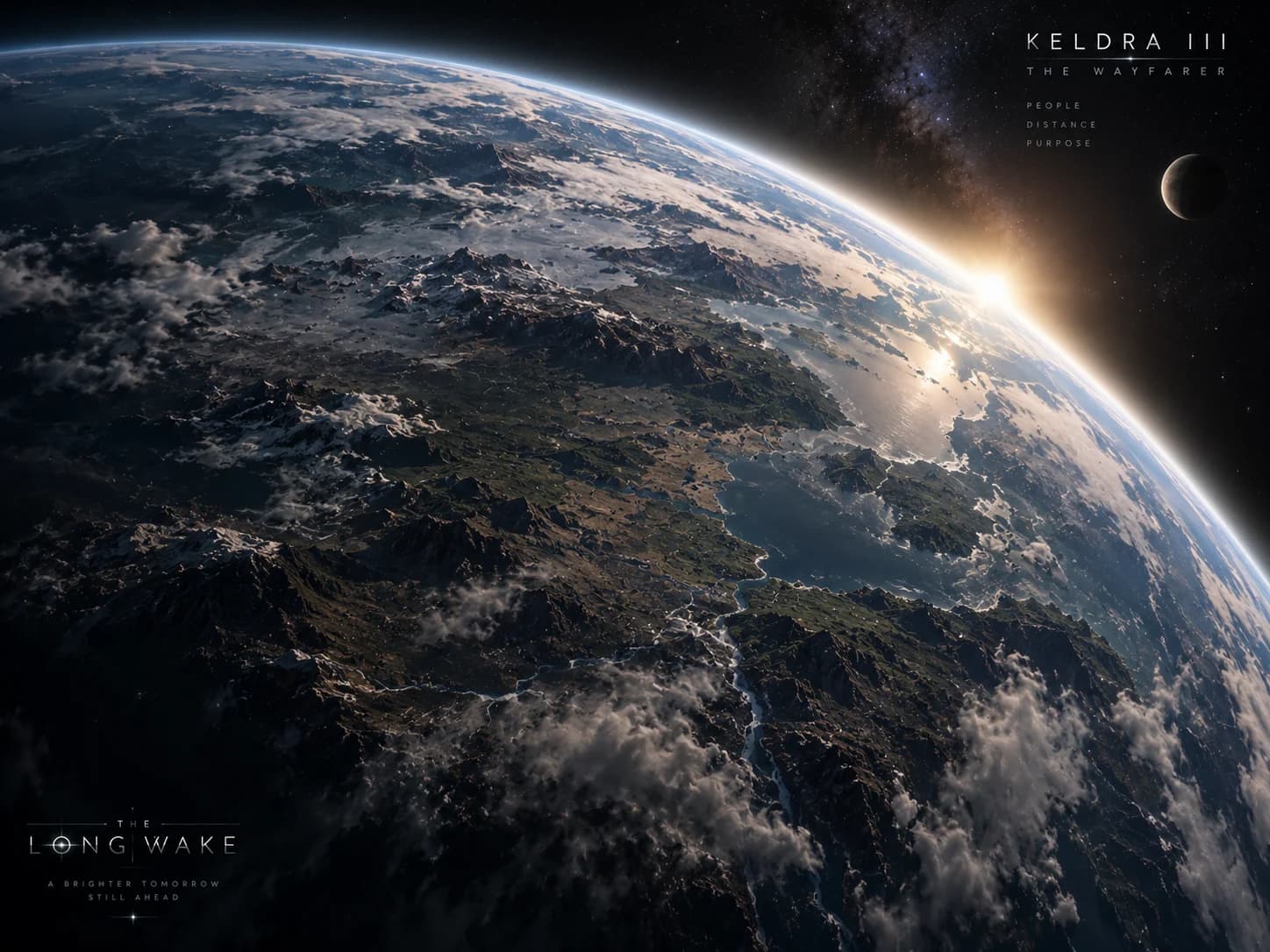 Keldra III - orbital view